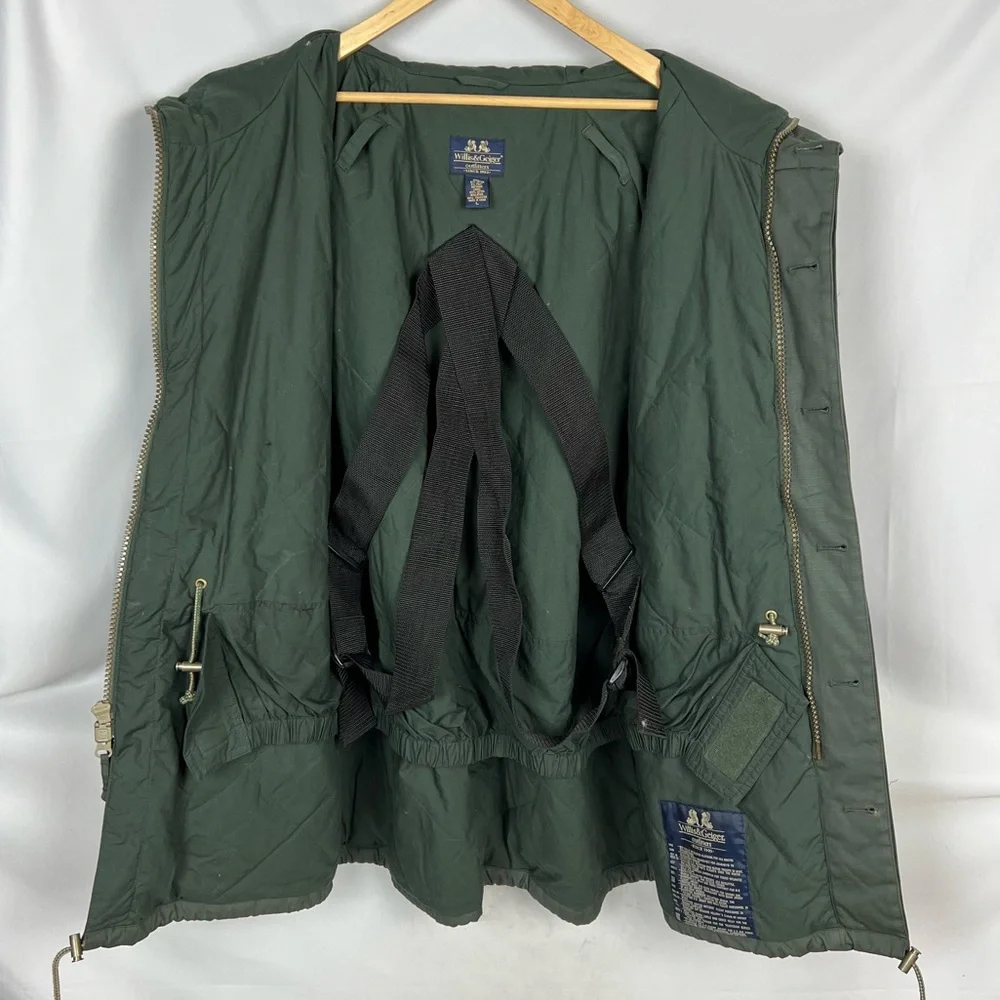 Willis & Geiger Military Ripstop Utility Cargo Hooded Parka Men’s L Heavyweight - Picture 12 of 16